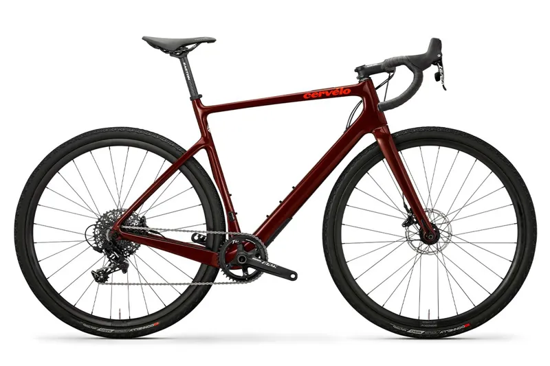 Cervelo Aspero Apex 1x 2020 Carbon Gravel Bike Burgundy Orange