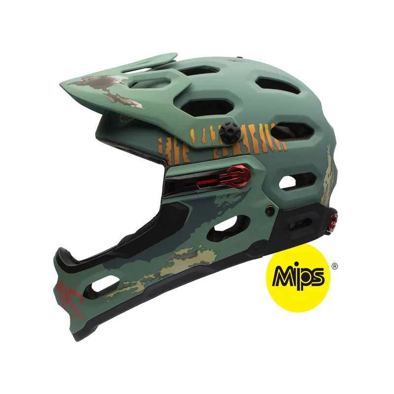 Bell Super 2R MIPS Full Face MTB Helmet Star Wars Boba Fett Medium