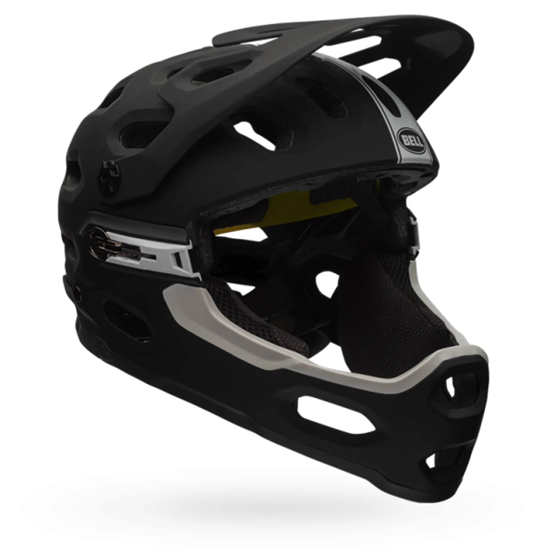 Bell Super 2R MIPS Full Face MTB Helmet Black White