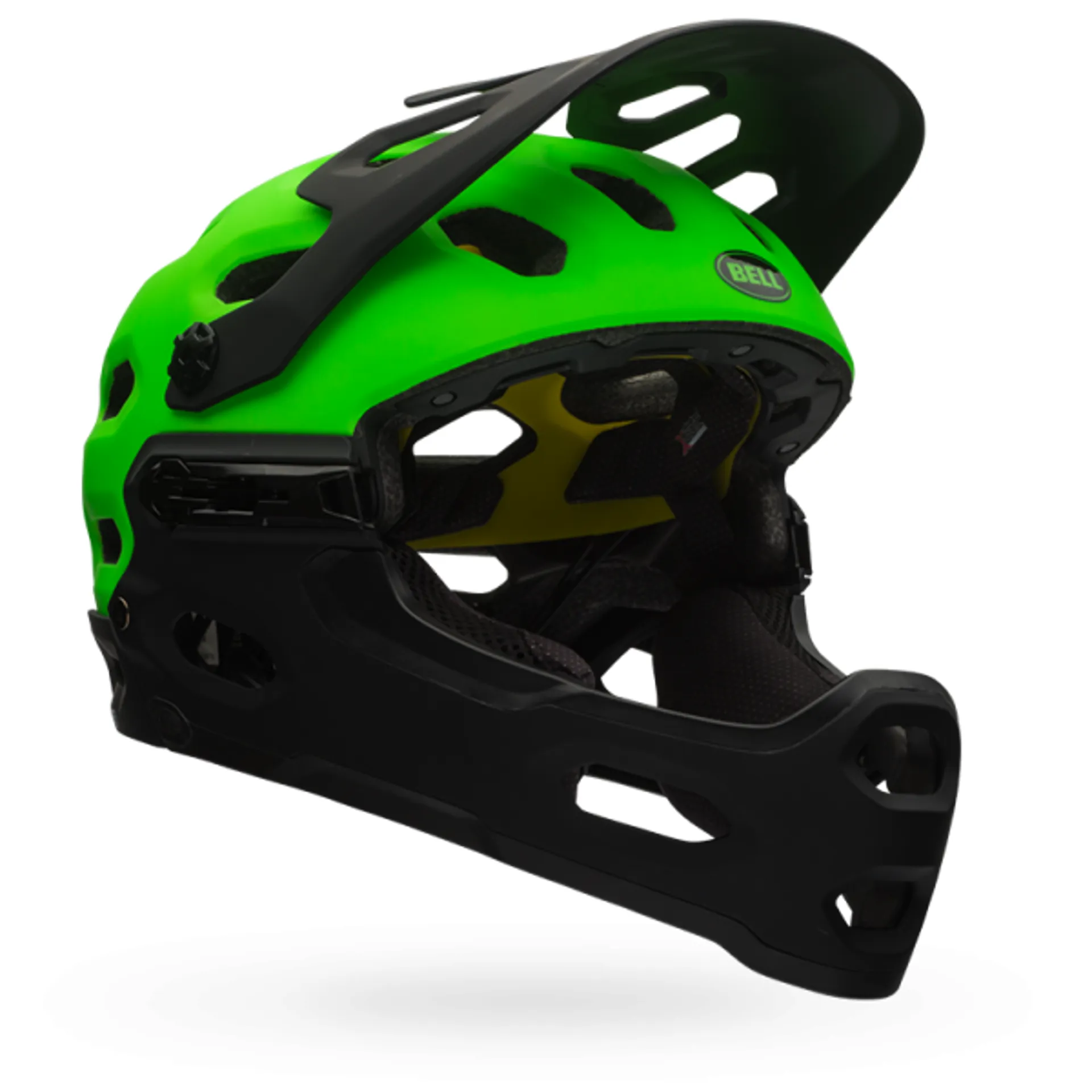Bell super 2r full face mtb helmet matte black large on sale