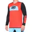 100 Percent R-Core X Long Sleeve Jersey - Fluo Red / Black